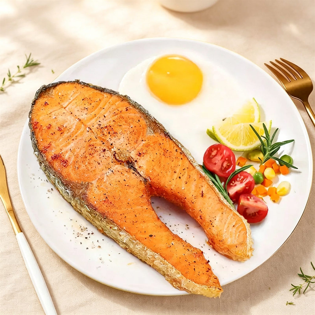 Frozen Thick-Cut Salmon Steaks